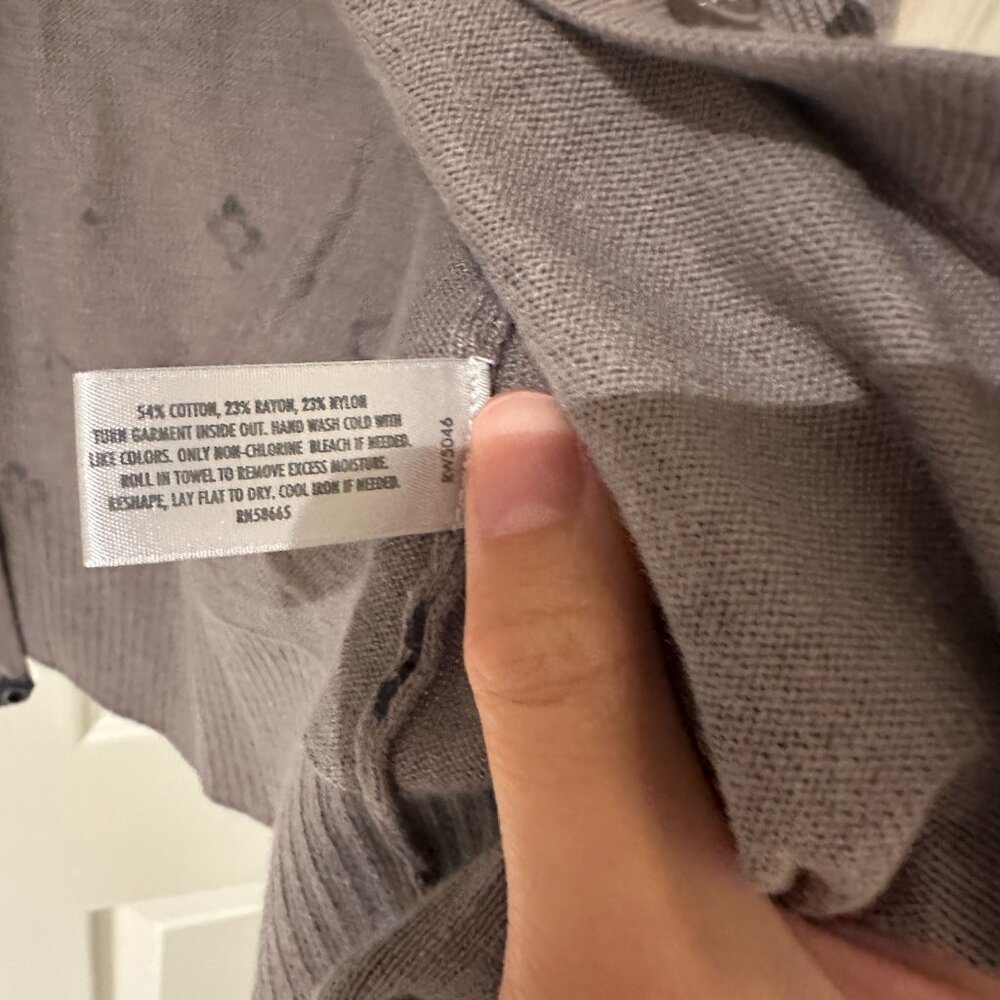 Nordstrom Rack Cardigan Gray Pattern - Picture 5 of 7
